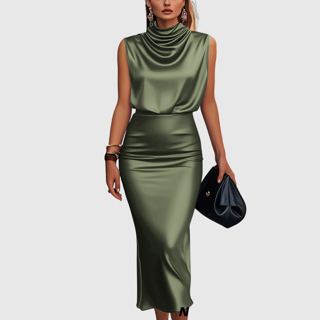 EDEM | SATIN TOP &amp; SKIRT SET