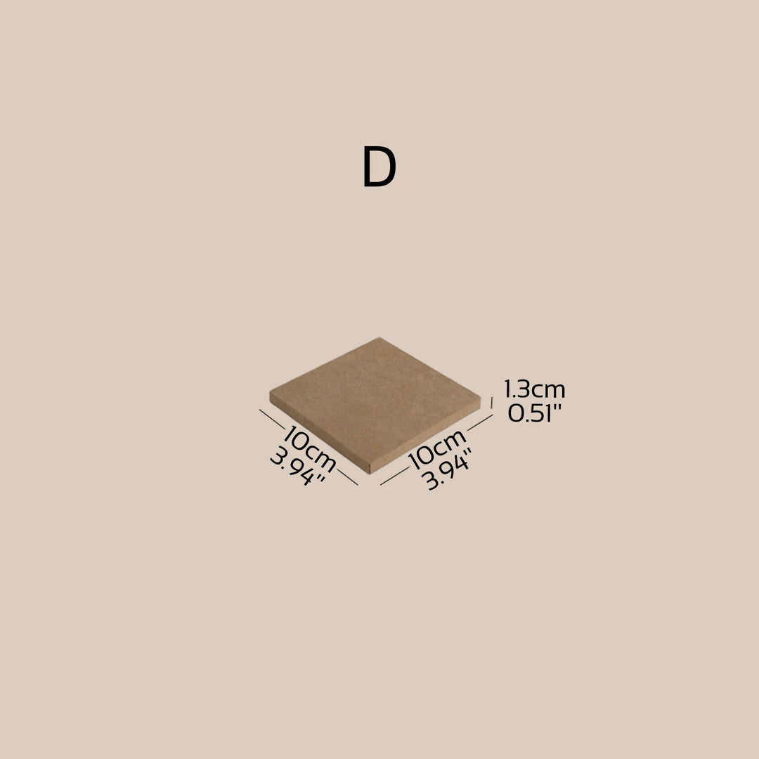 Beige Vegan Suede Jewelry Display 24 PCs Set