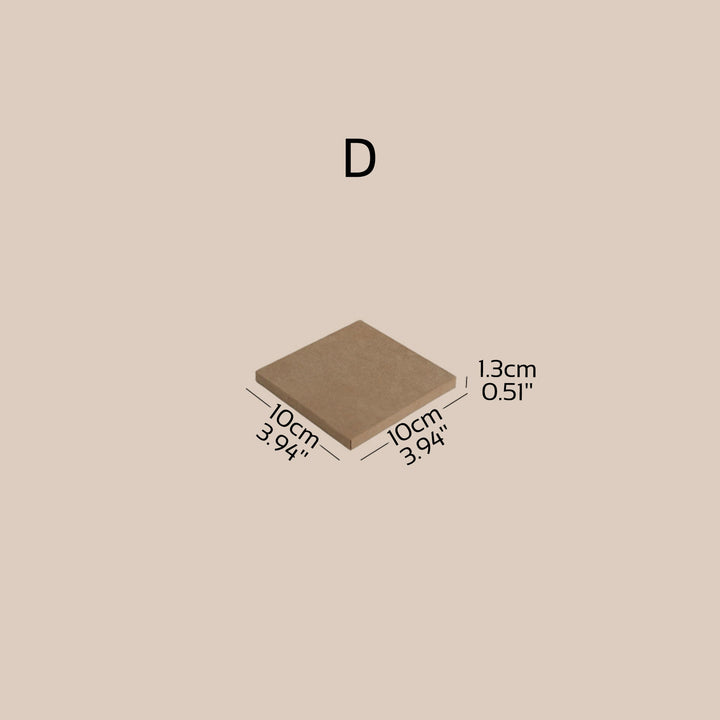 Beige Vegan Suede Jewelry Display 24 PCs Set