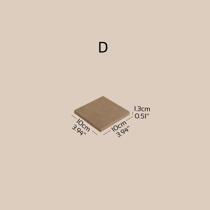 Beige Vegan Suede Jewelry Display Set · 14-Piece