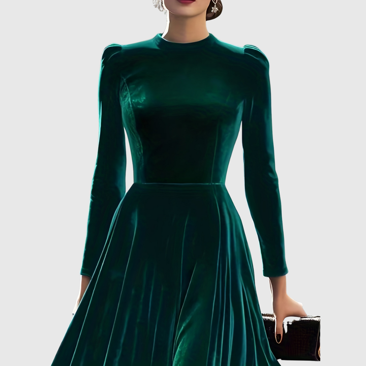 SOOPIE | ELEGANT NAVY BLUE &amp; BURGUNDY WEDDING DRESS