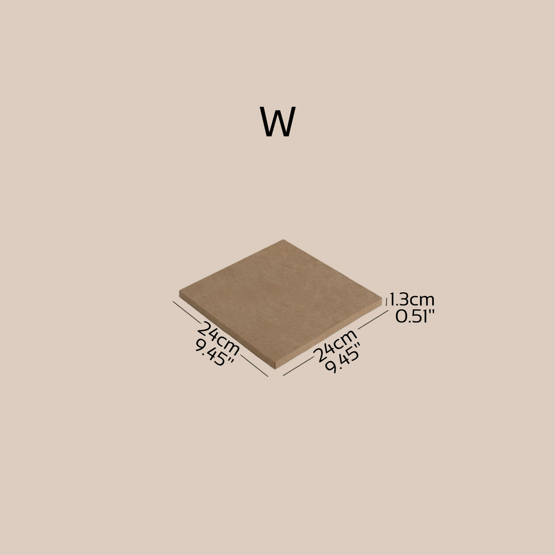 Beige Vegan Suede Jewelry Display 24 PCs Set