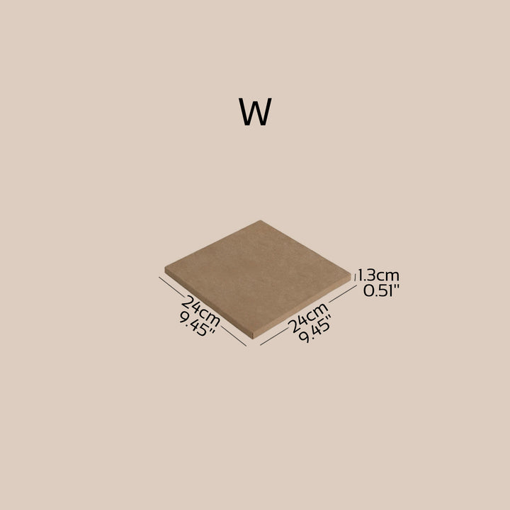 Beige Vegan Suede Jewelry Display 24 PCs Set