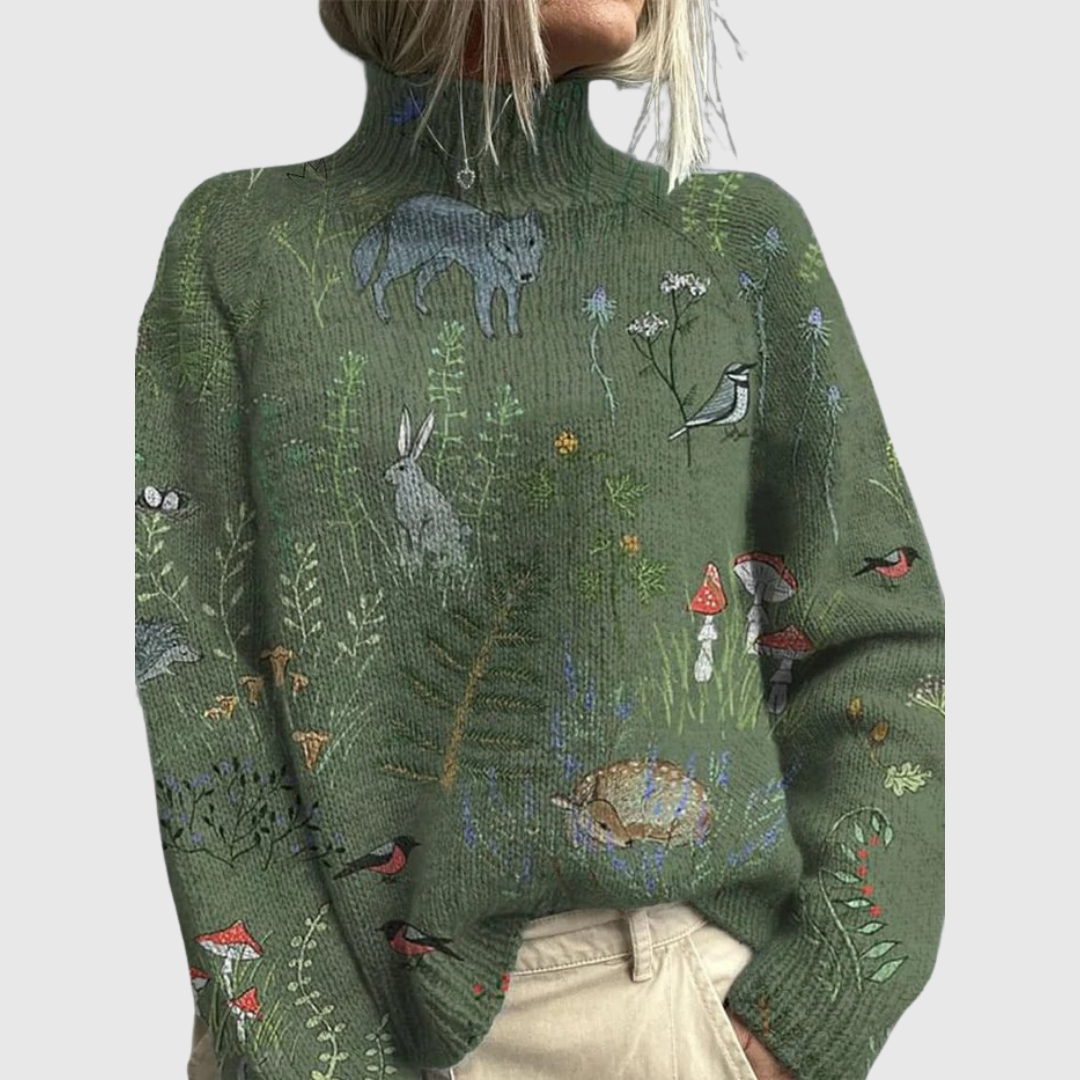 ERIS | WARM &amp; ELEGANT TURTLENECK SWEATER