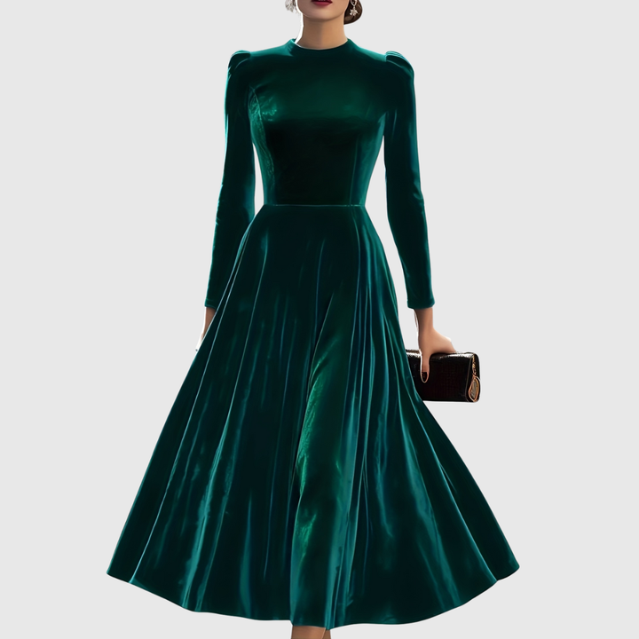 SOOPIE | ELEGANT NAVY BLUE &amp; BURGUNDY WEDDING DRESS