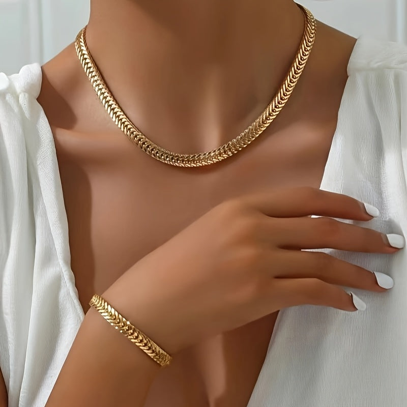 UNISEX FOX TAIL NECKLACE &amp; BRACELET SET