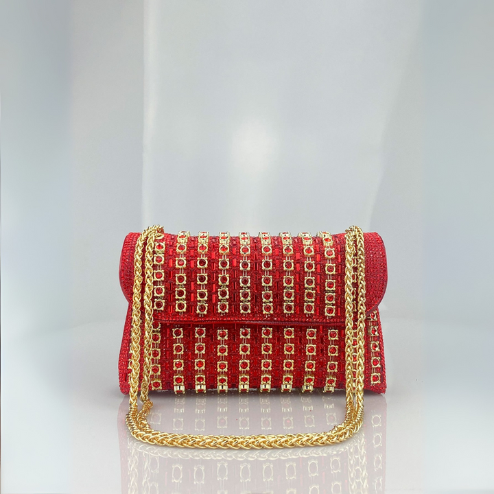 KLAUDIA | CHIC CHAIN DIAMOND SHOULDER BAG