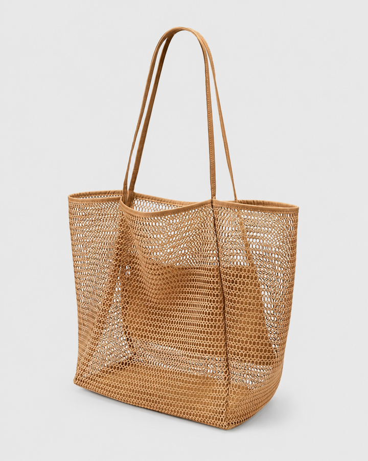 Boho Large Capacity Mesh Beach Tote Bag