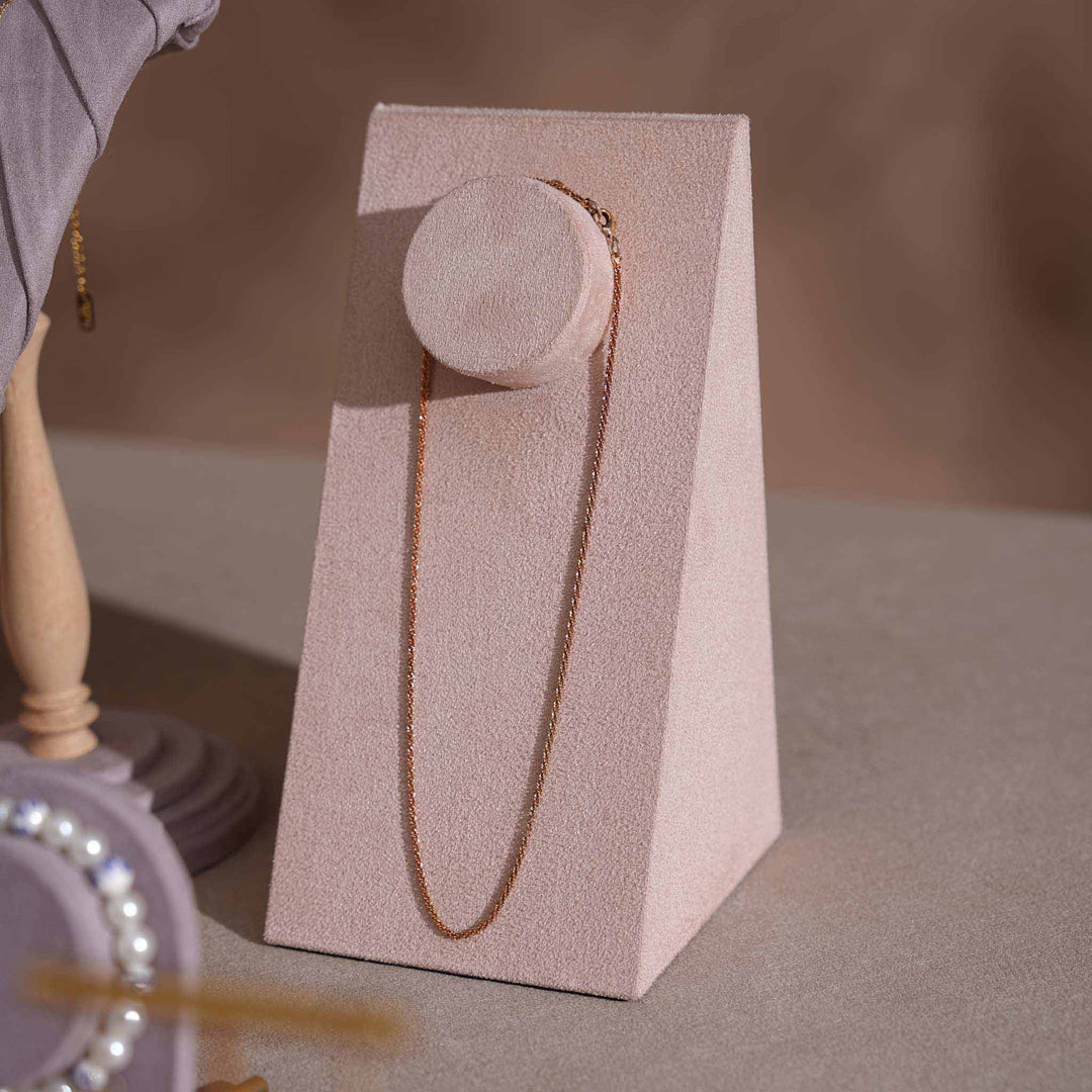 Blush Pink &amp; Lavender Vegan Suede Jewelry Display Set