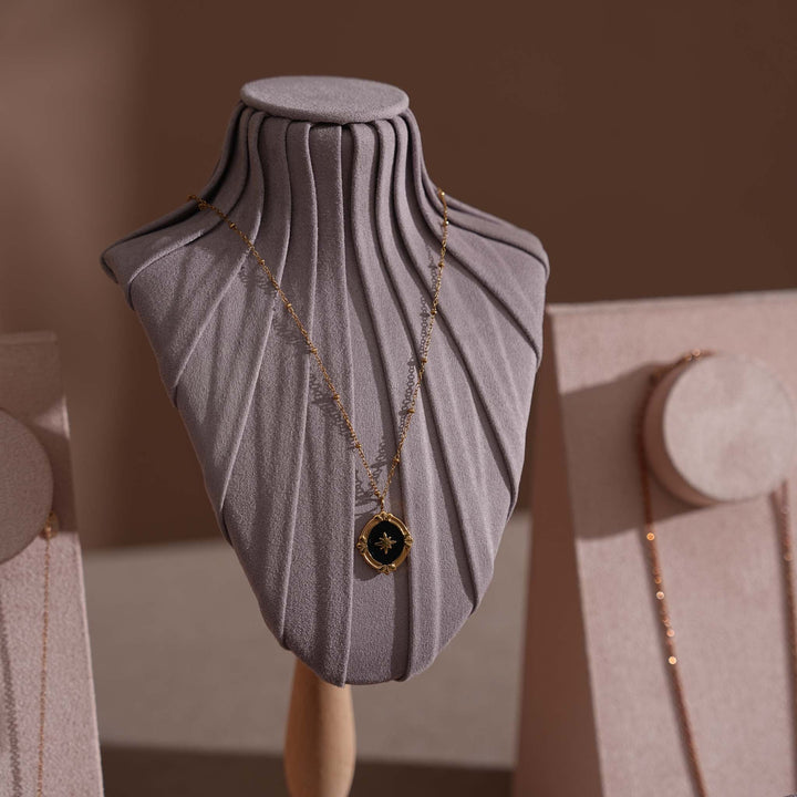 Blush Pink &amp; Lavender Vegan Suede Jewelry Display Set