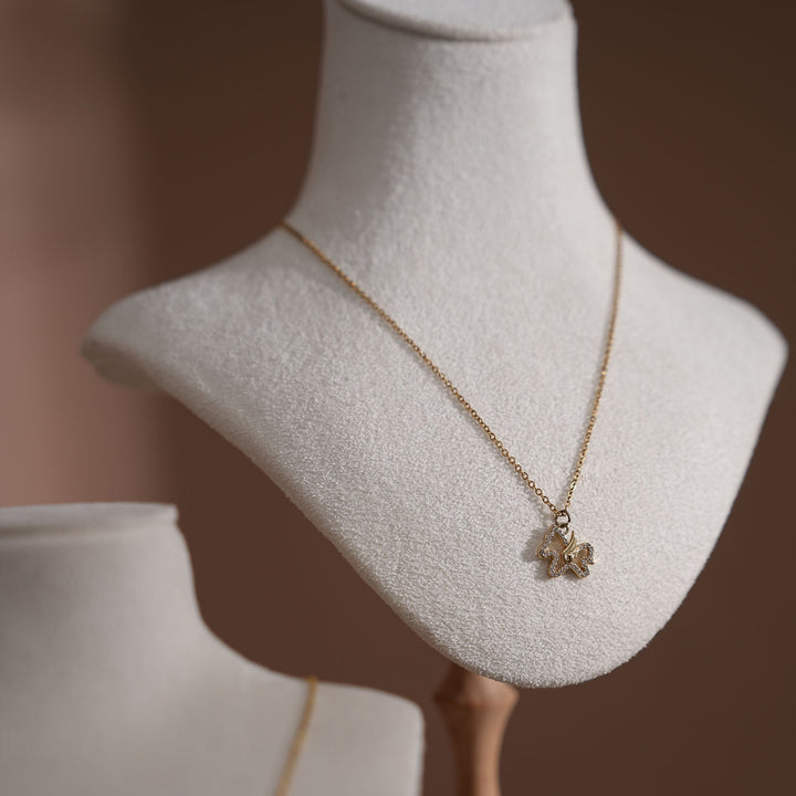 Cream White Vegan Suede Jewelry Display Set