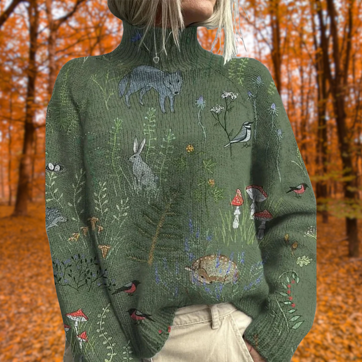 ERIS | WARM &amp; ELEGANT TURTLENECK SWEATER