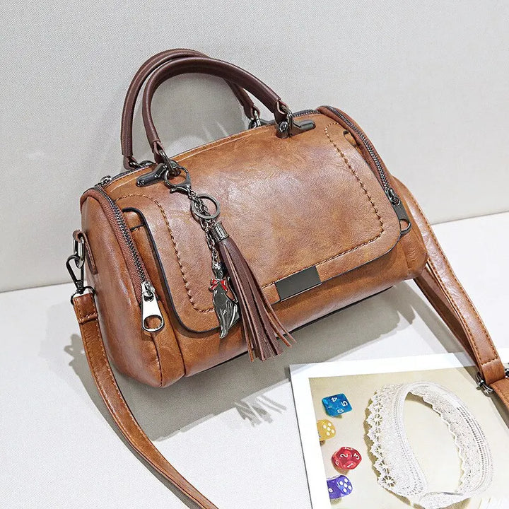 ELIANA | LEATHER SHOULDER BAG