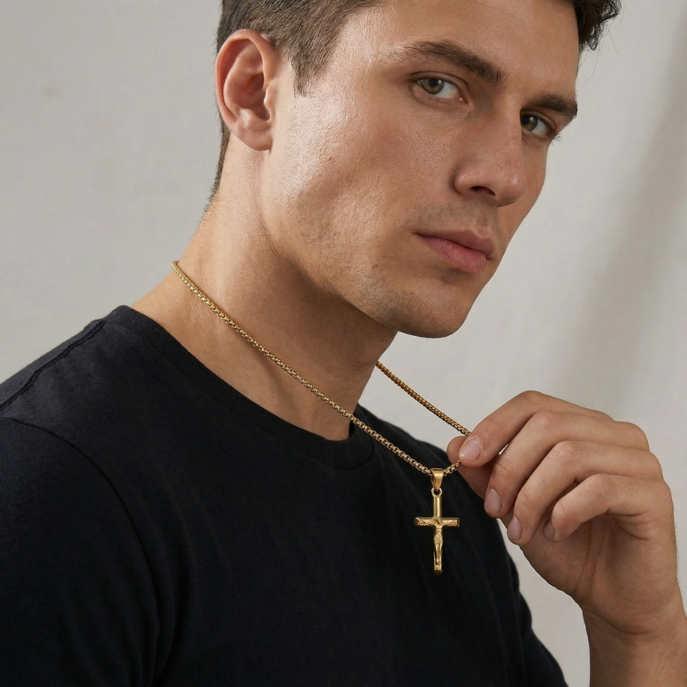 Crucifix (Gold) 3mm