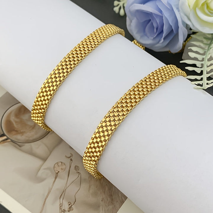 REFINED LONG NECKLACE, BRACELET &amp; EARRINGS SET
