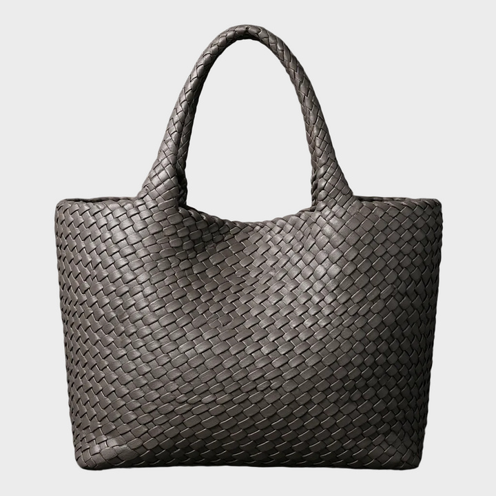 Lana Handwoven Vegan Leather Tote