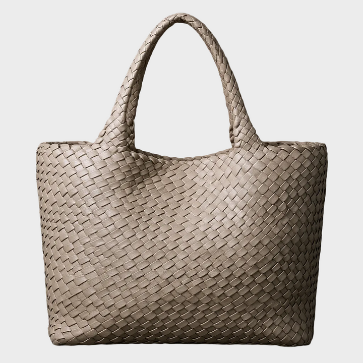 Lana Handwoven Vegan Leather Tote