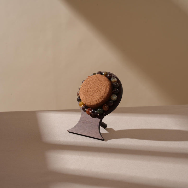 Walnut Veneer Bracelet Stand