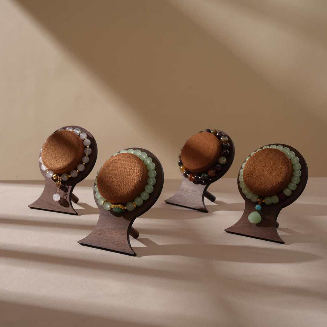 Walnut Veneer Bracelet Stand