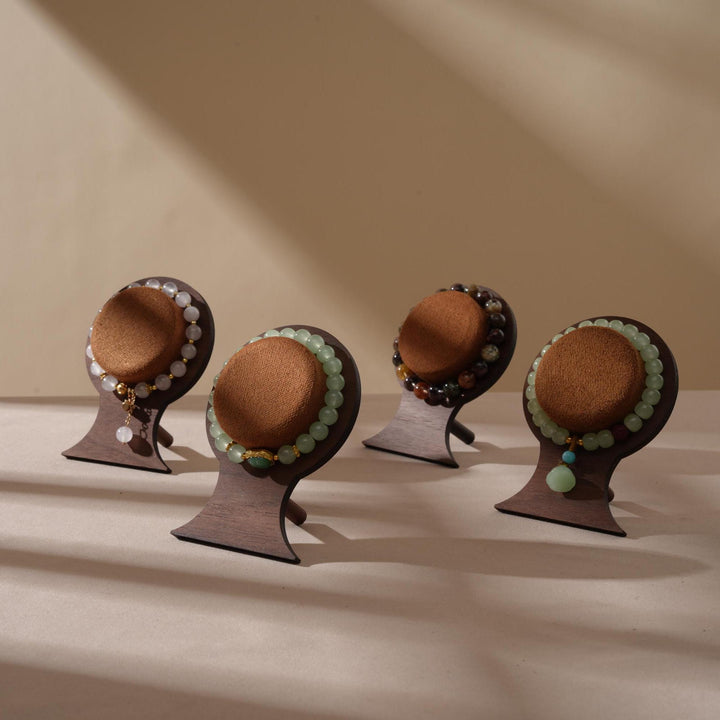 Walnut Veneer Bracelet Stand