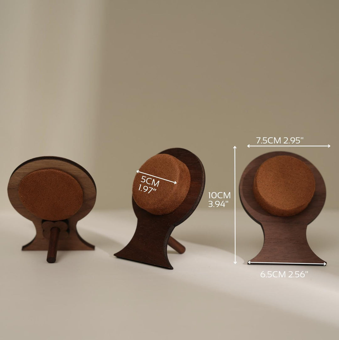 Walnut Veneer Bracelet Stand