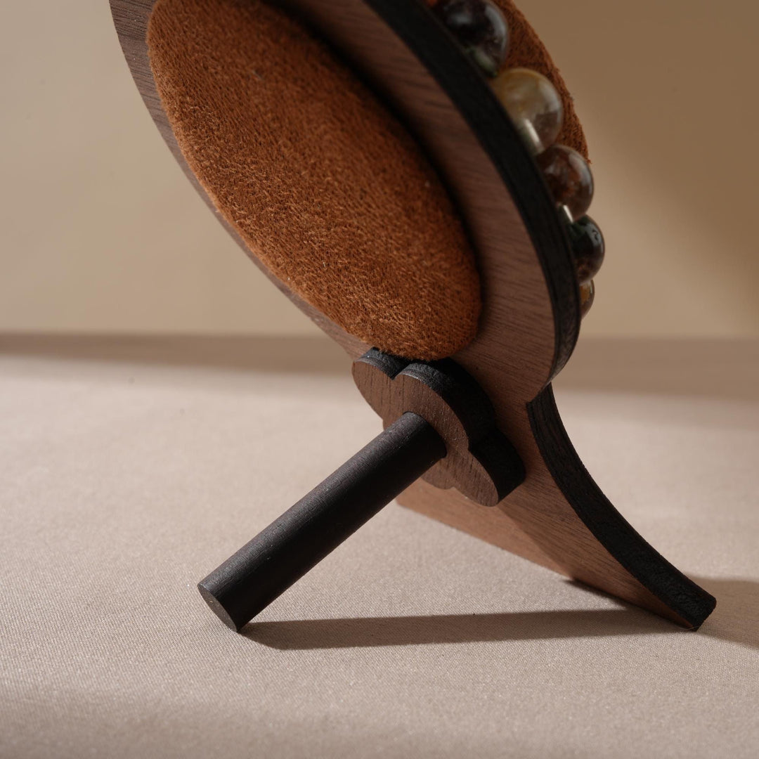 Walnut Veneer Bracelet Stand