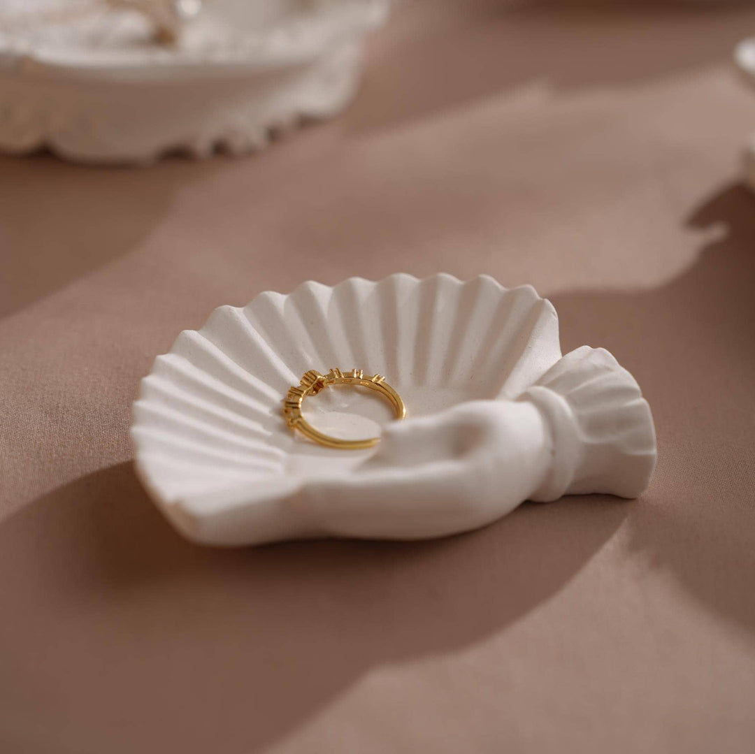Neoclassical Gypsum Jewelry Holder Set