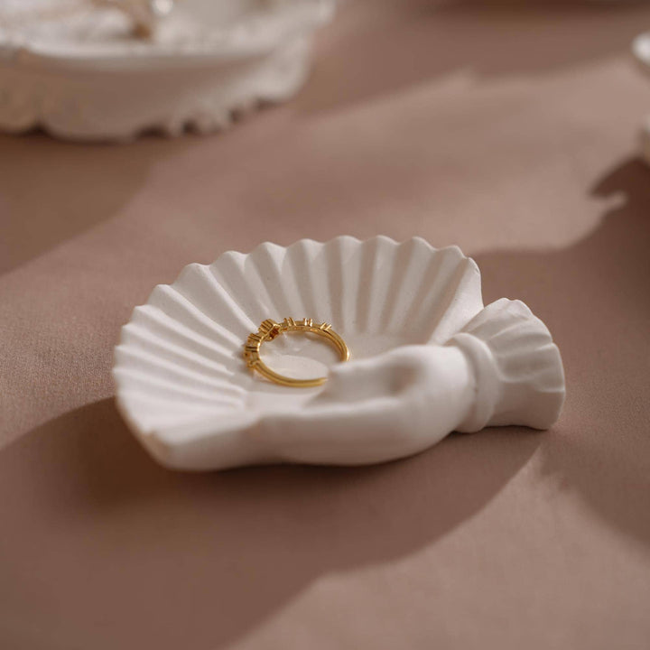 Neoclassical Gypsum Jewelry Holder Set