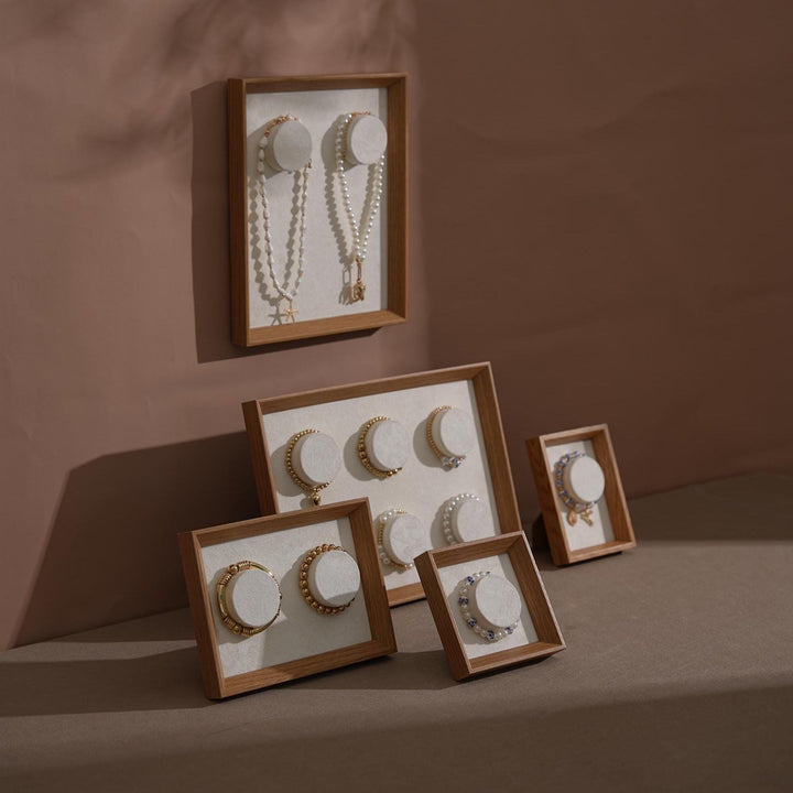 Vegan Suede Bracelet Display Frame Set