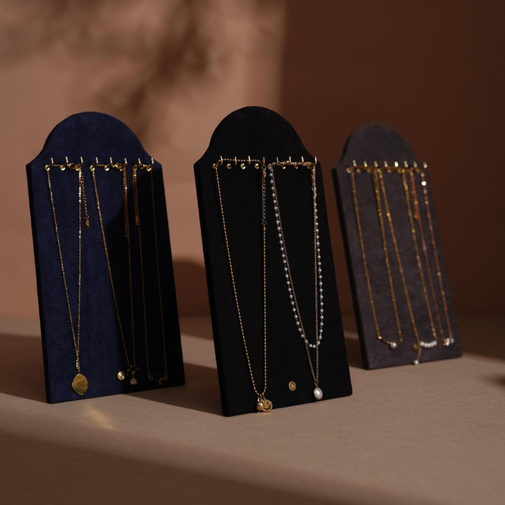 Suede Necklace Display Stand