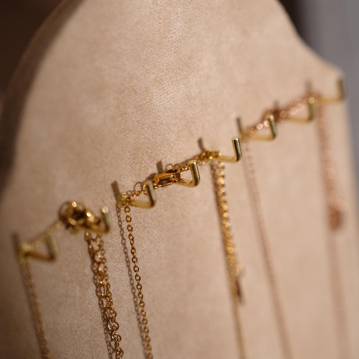 Suede Necklace Display Stand