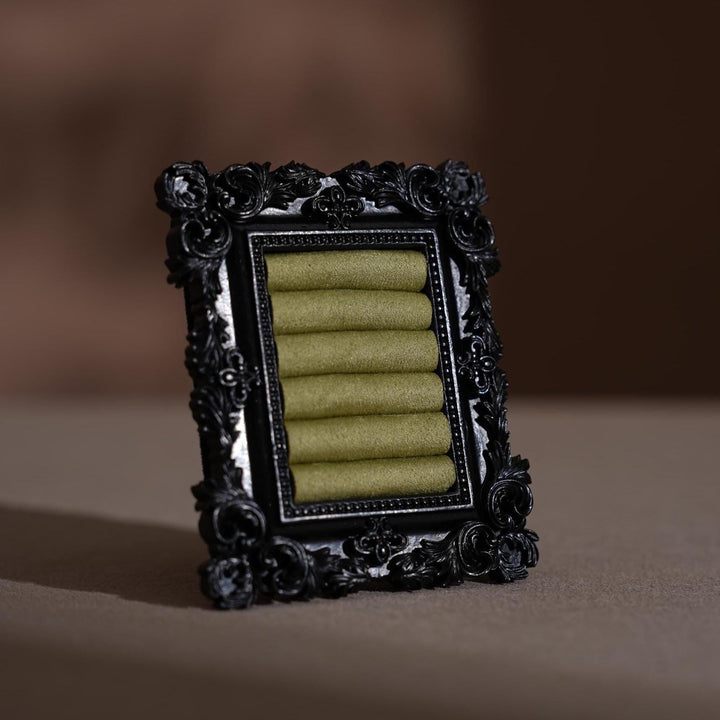 Black Rococo Ring &amp; Earring Display Stand