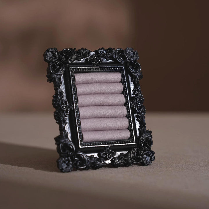 Black Rococo Ring &amp; Earring Display Stand