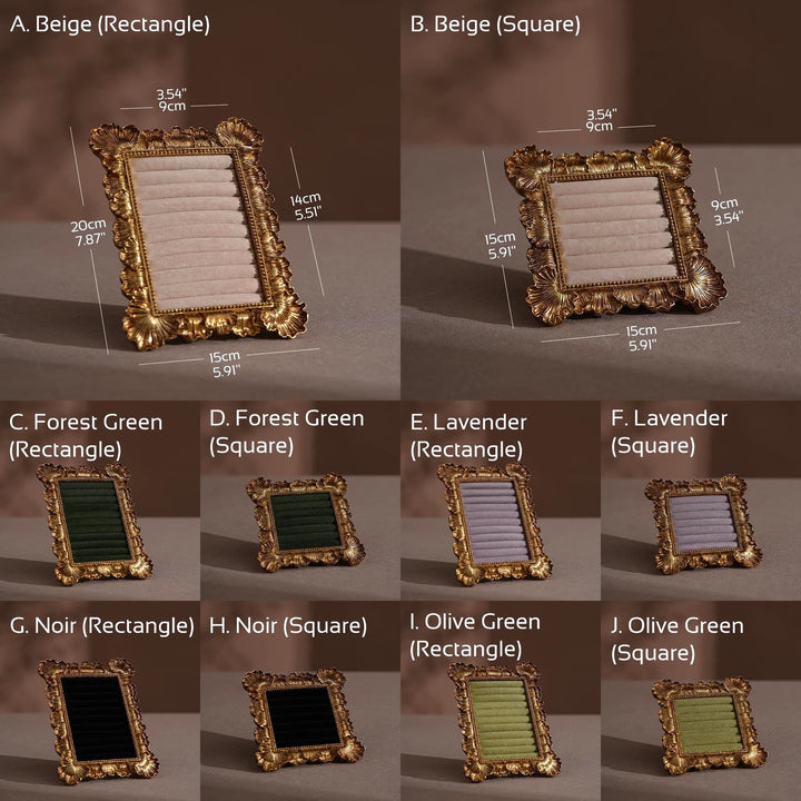 Rococo Ring &amp; Earring Display Frame