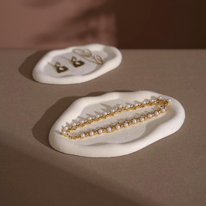 Vegan Suede Jewelry Dish
