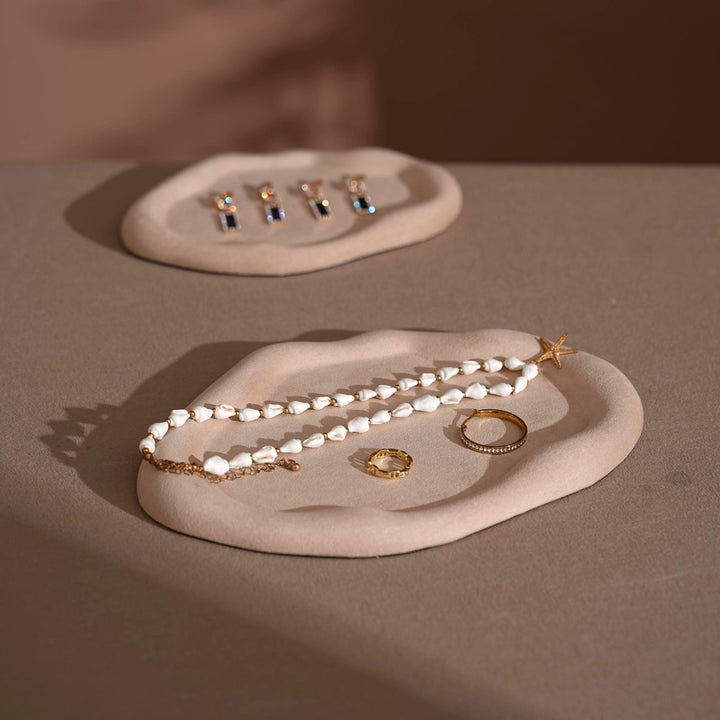 Vegan Suede Jewelry Dish