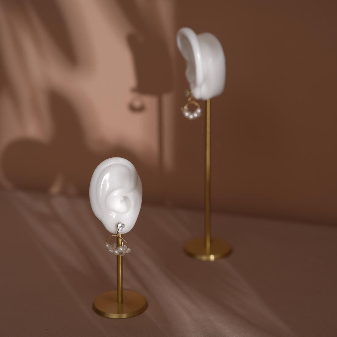 Silicone/Brass Earring Stand