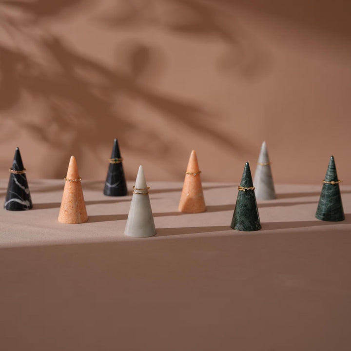 Natural Marble Ring Cone