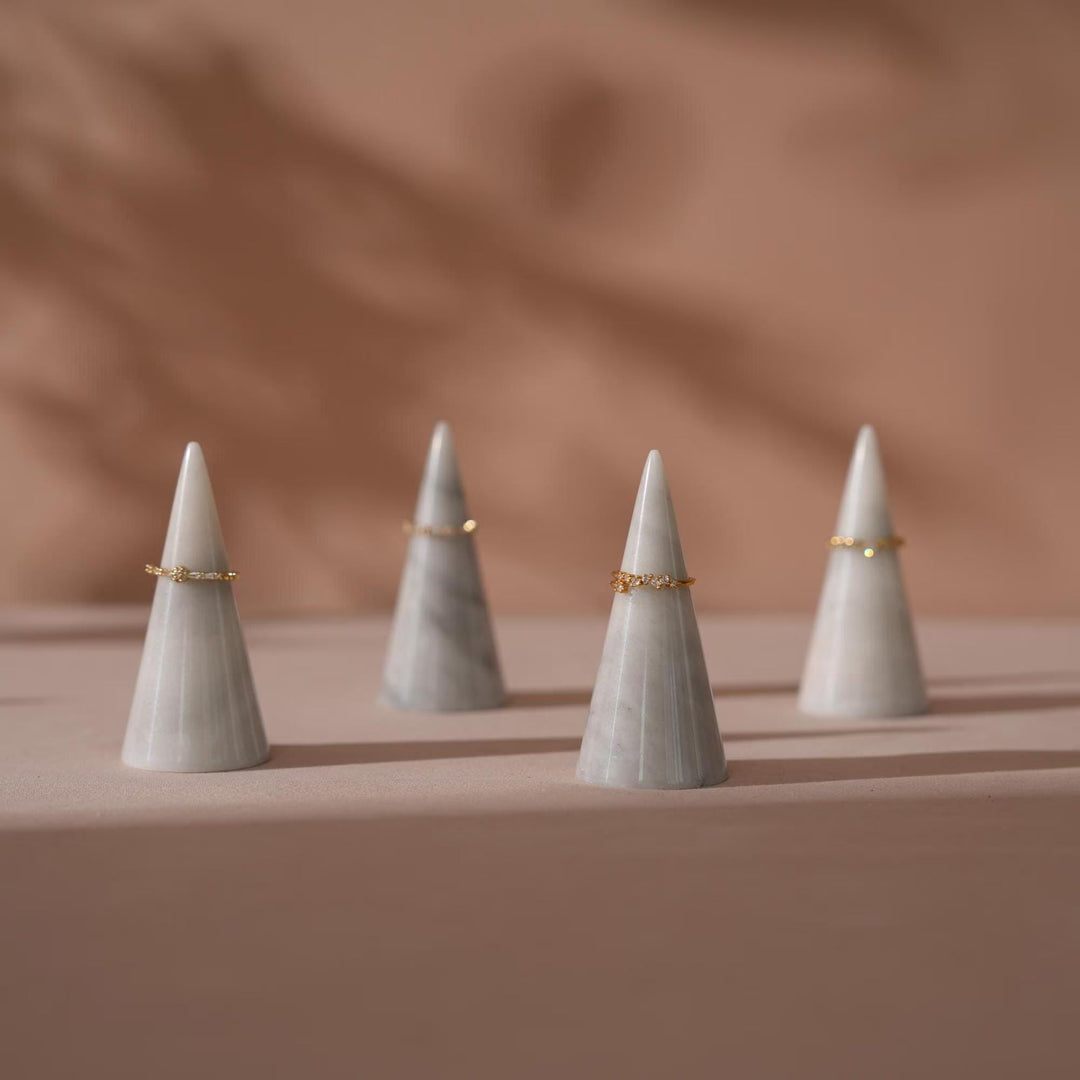 Natural Marble Ring Cone