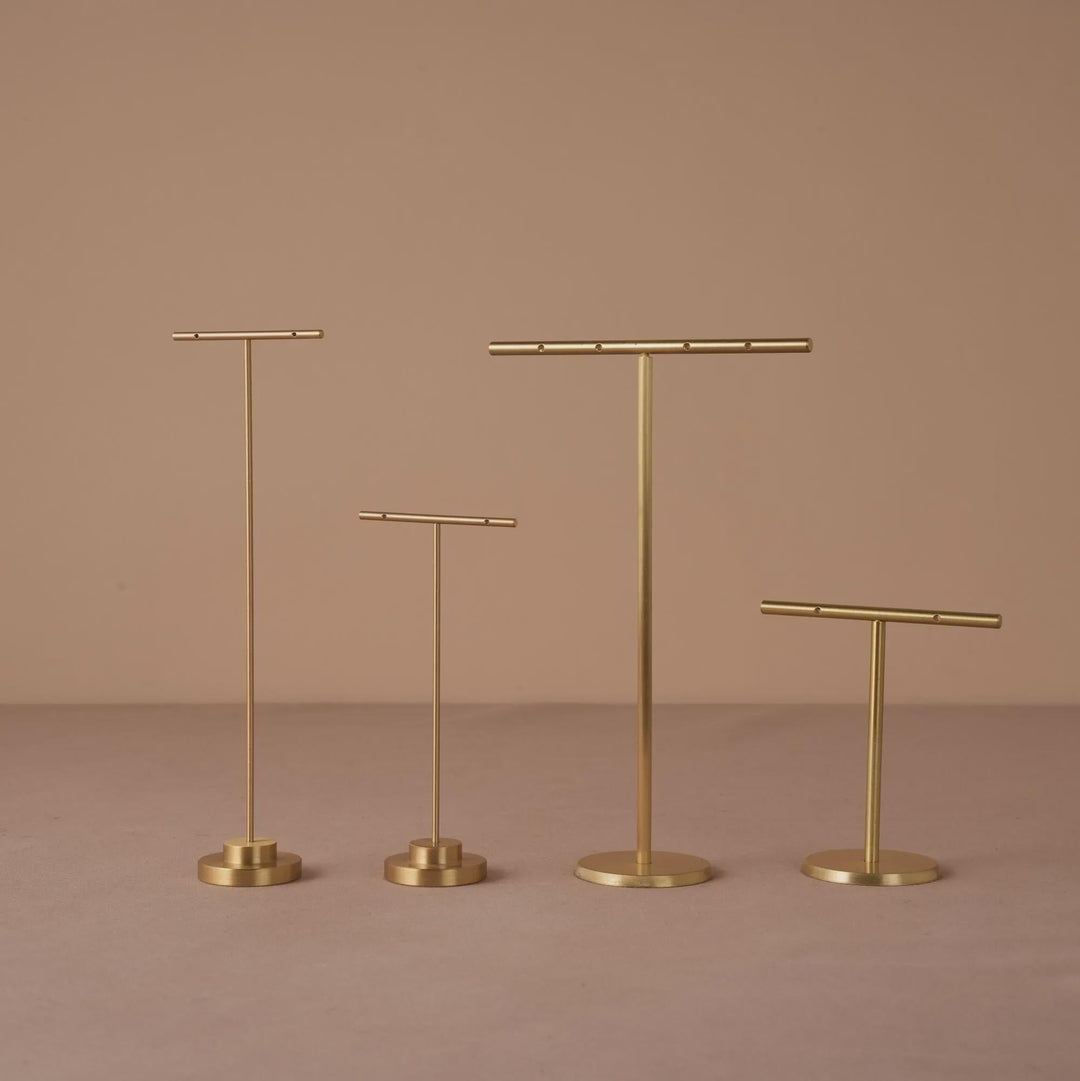 Minimalist Brass Earring Stand | Craft Fair &amp; Boutique Display