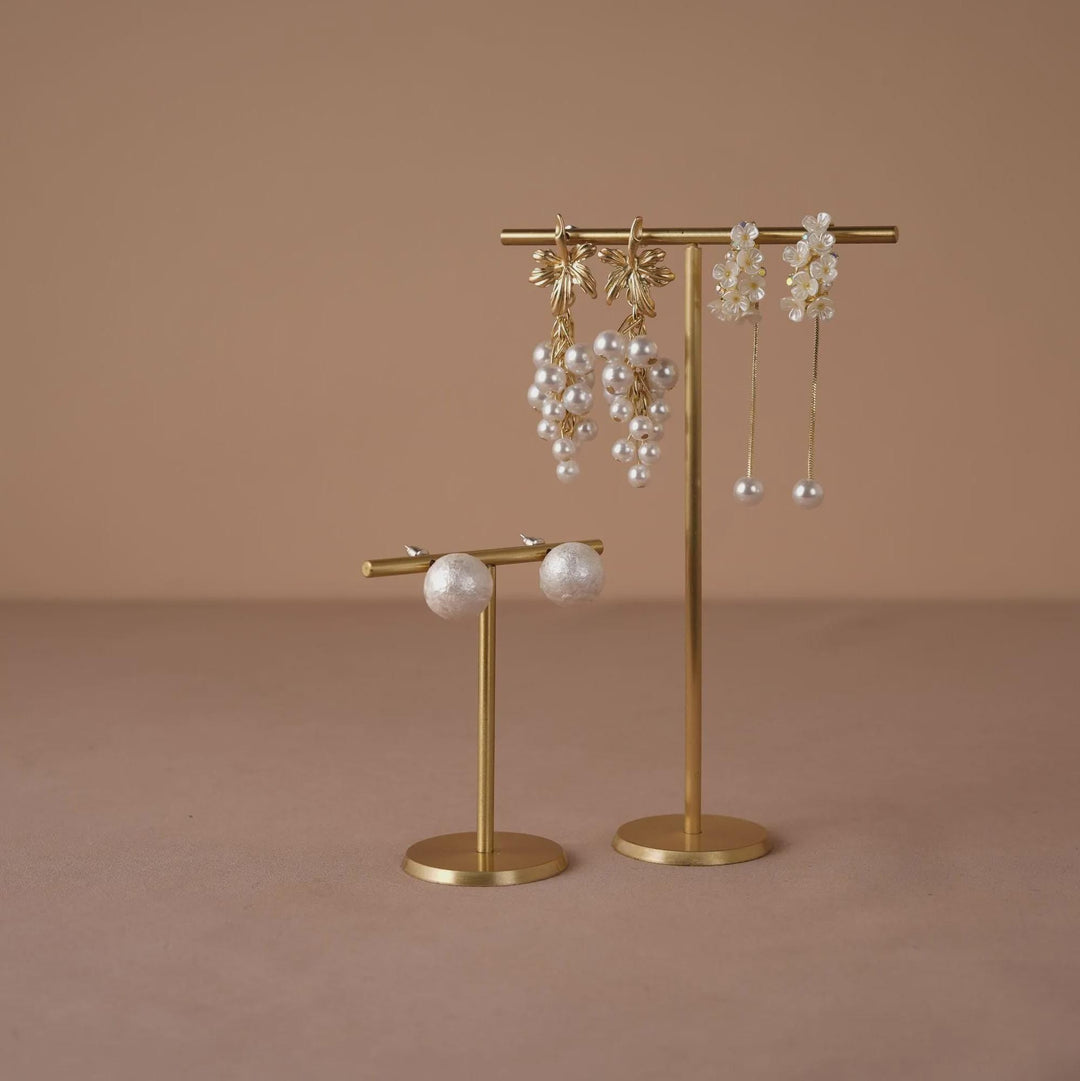 Minimalist Brass Earring Stand | Craft Fair &amp; Boutique Display