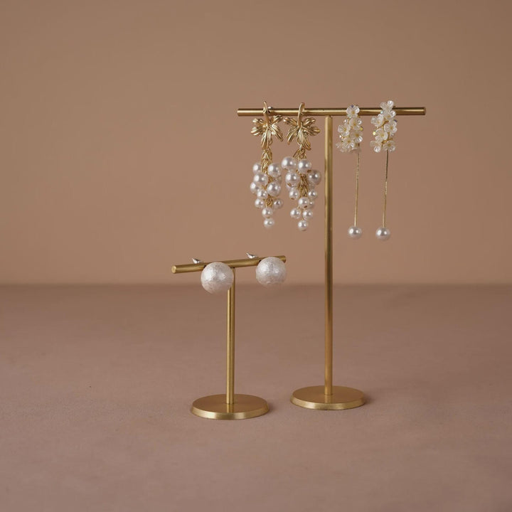 Minimalist Brass Earring Stand | Craft Fair &amp; Boutique Display