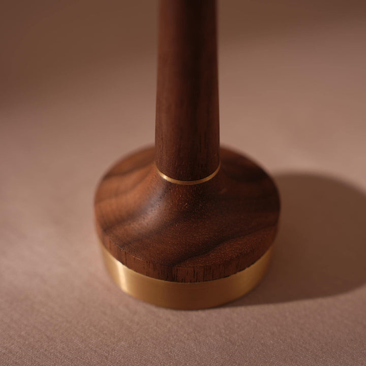 Walnut Brass Ring Holder