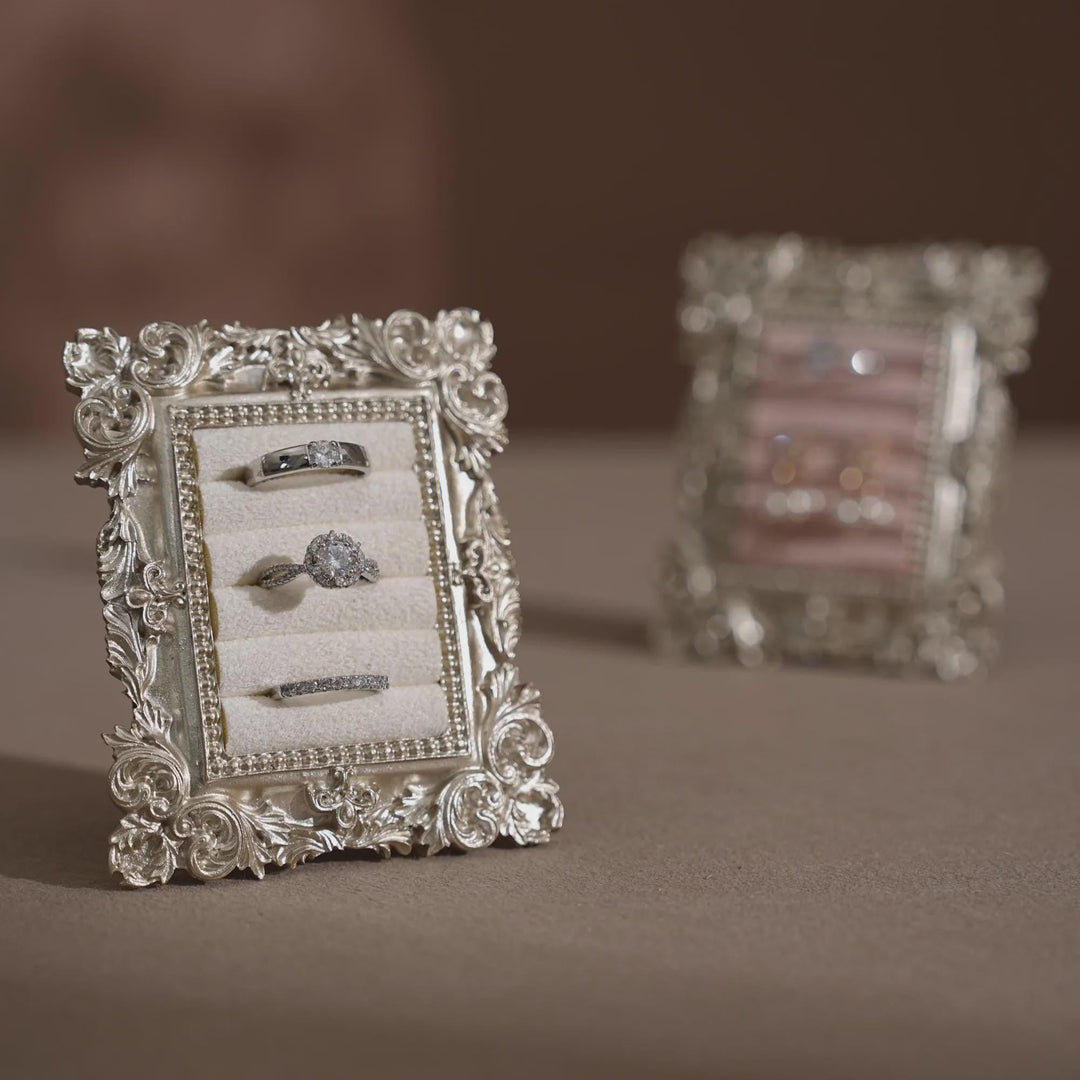 Rococo Silver Flat Lay Prop