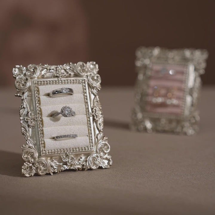 Rococo Silver Flat Lay Prop