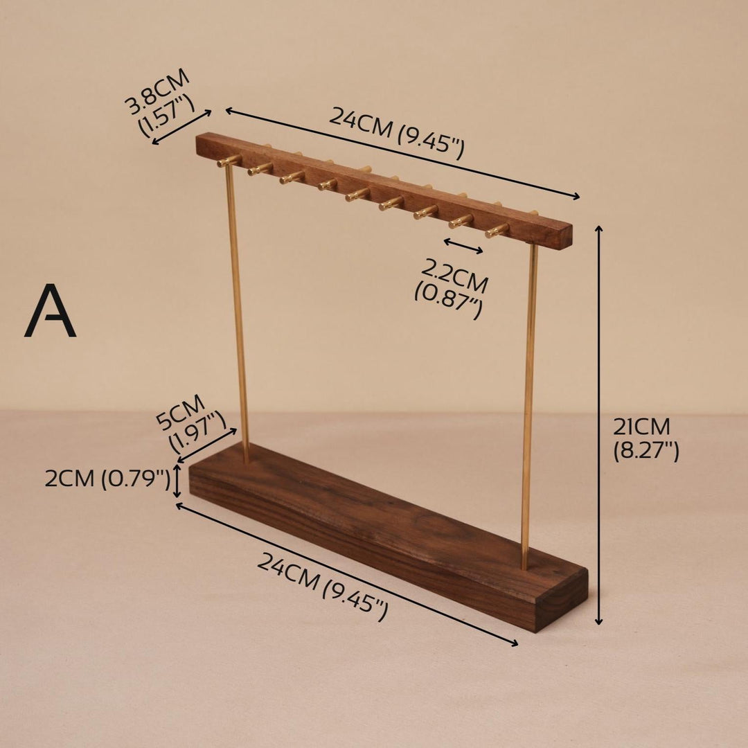 Premium North American Black Walnut Jewelry Display