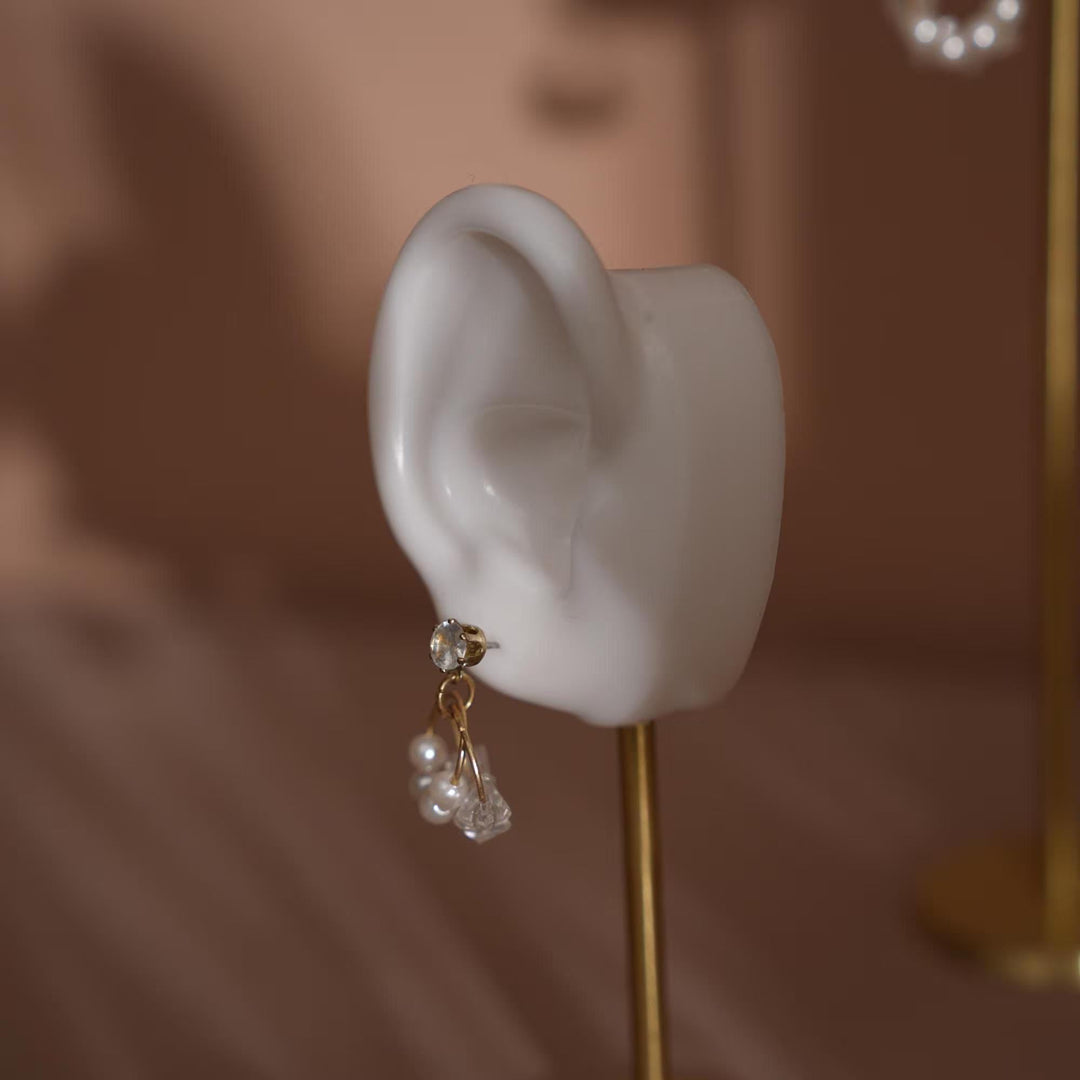 Silicone/Brass Earring Stand