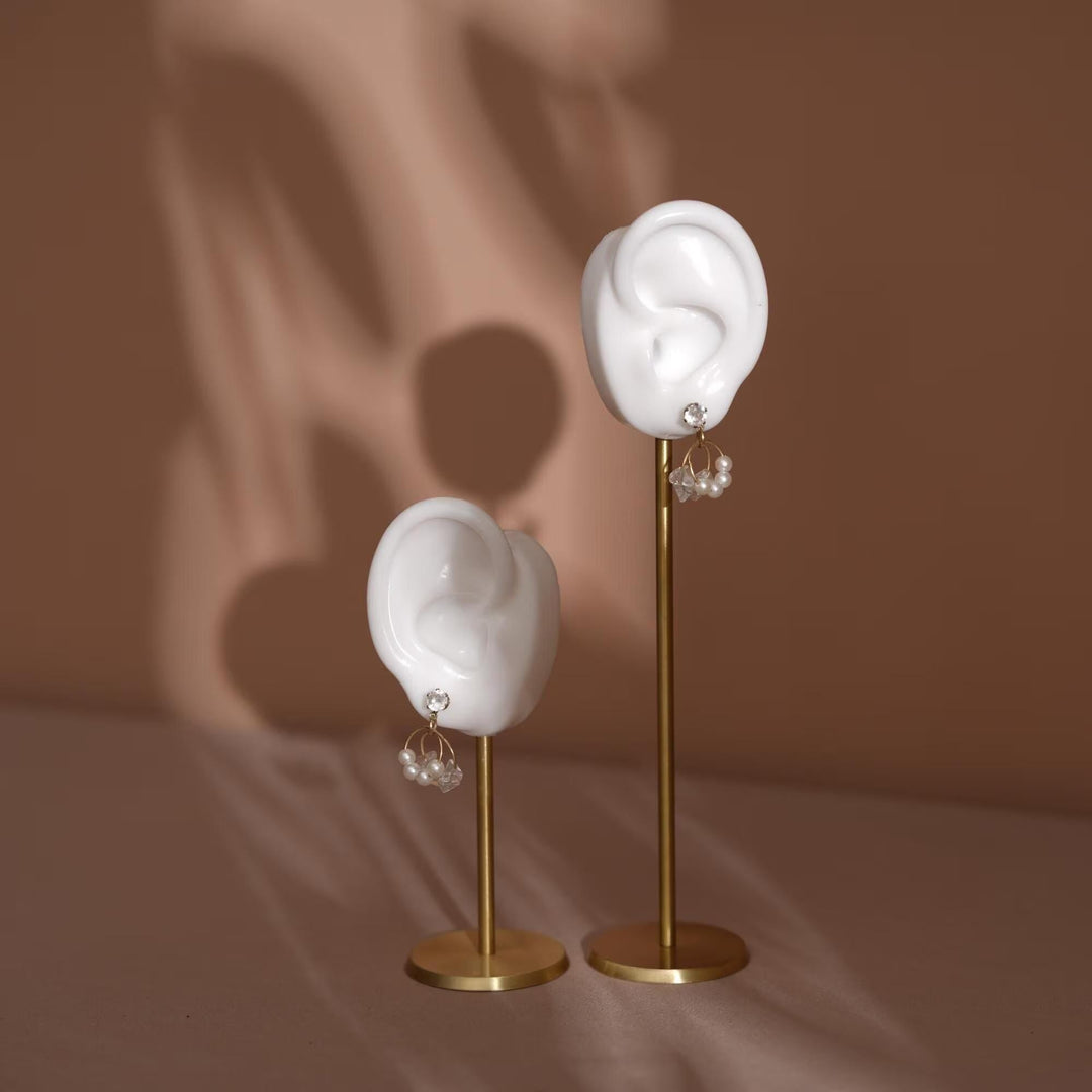 Silicone/Brass Earring Stand