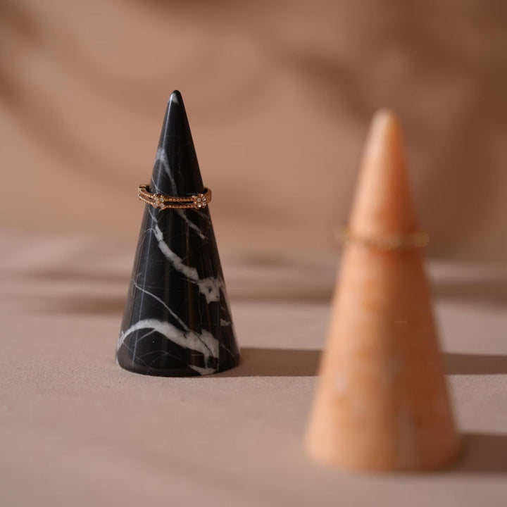 Natural Marble Ring Cone