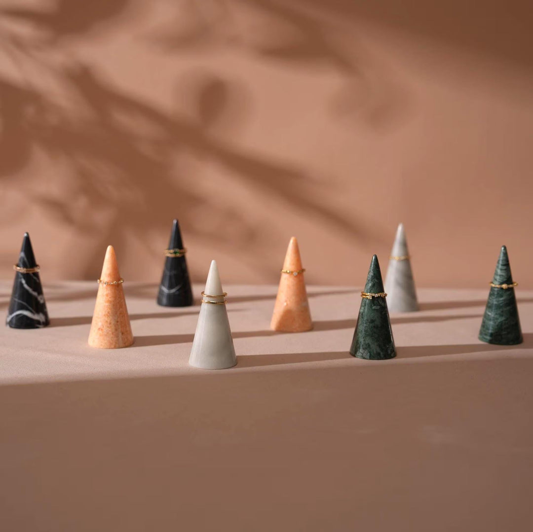 Natural Marble Ring Cone